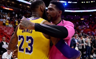 Haslemas pasisakė dėl gandų apie LeBrono išvykimą iš "Lakers"